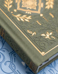 A5 Storybook In Vintage Olive Dot Grid Notebook