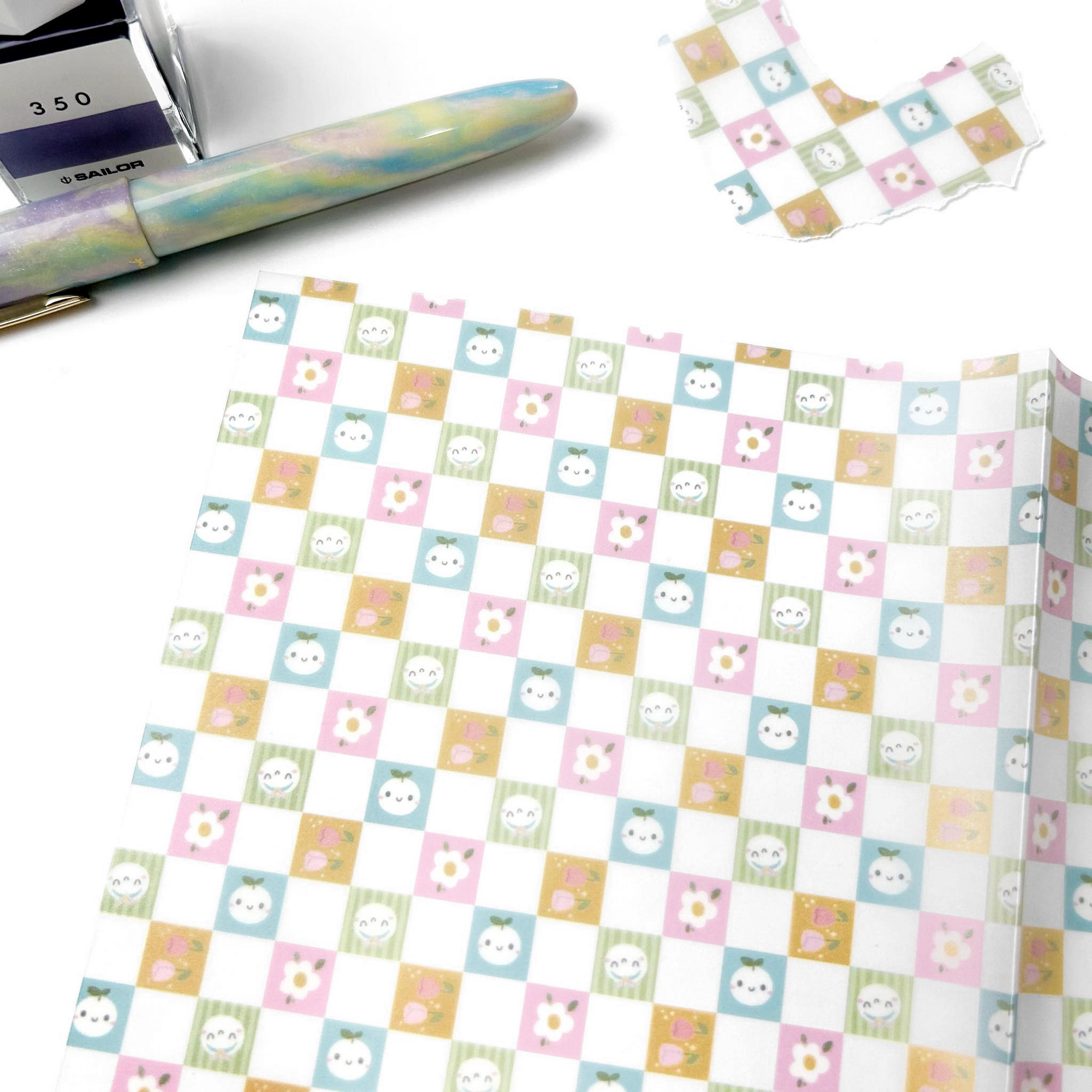 Colourful Tiles Vellum Sheet
