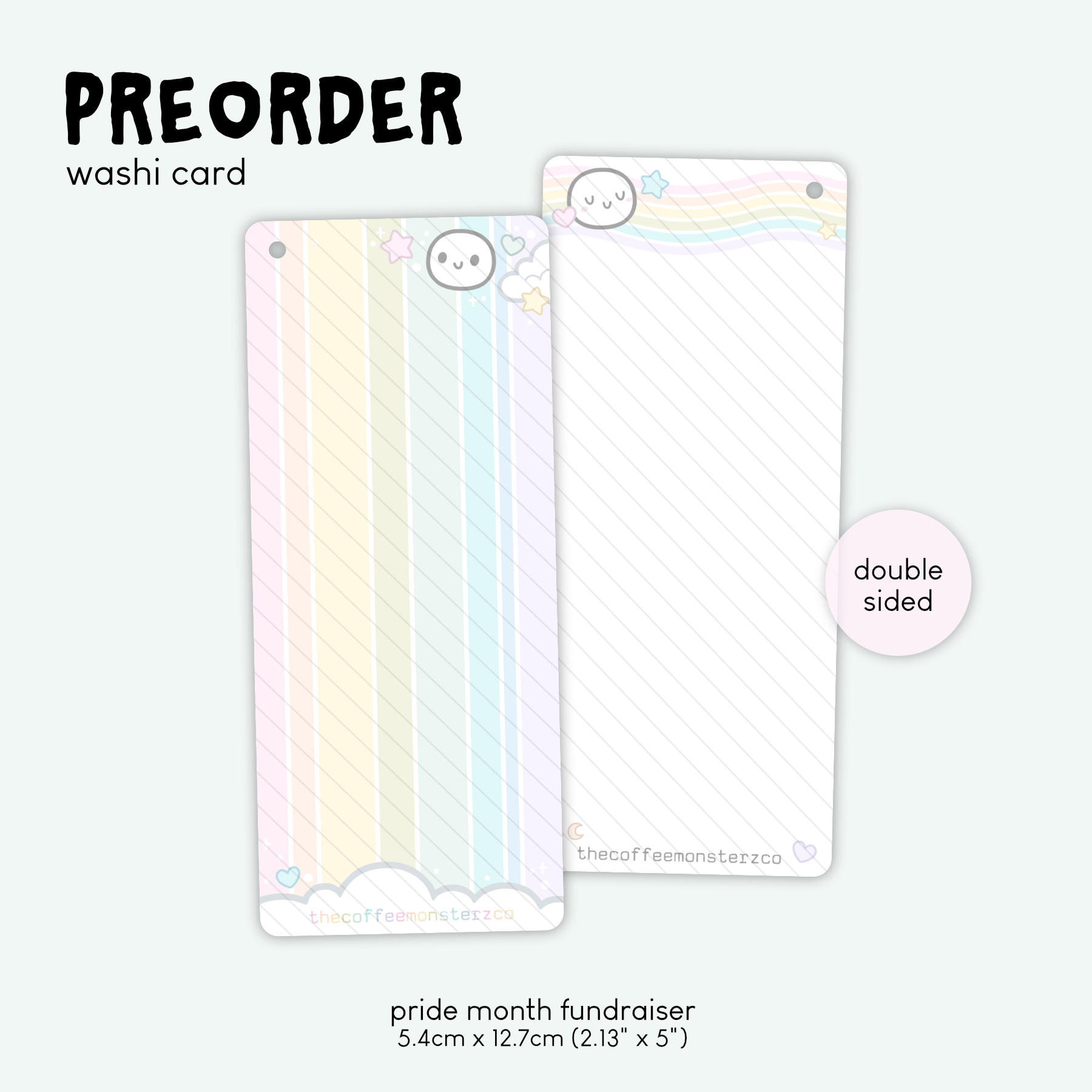 Pride Is Magical - Plastic Washi Card