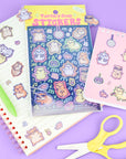 Hamster Dance Party Sticker Sheet