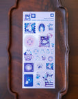 Rabbit and Shooting Stars Washi Sticker Sheet