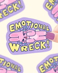 Emotional Wreck Bunny Sticker