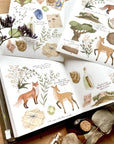 Woodland Treasures Rub-On Sticker Sheet