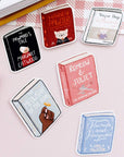 Punny Cat Book Sticker Set