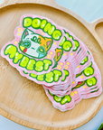 Doing My Best Cat Sticker