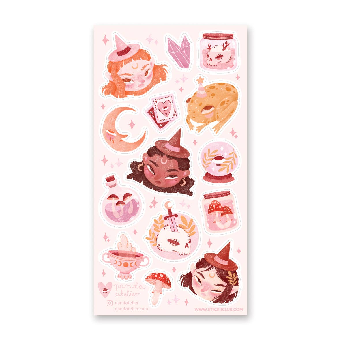 Witchy Besties Sticker Sheet