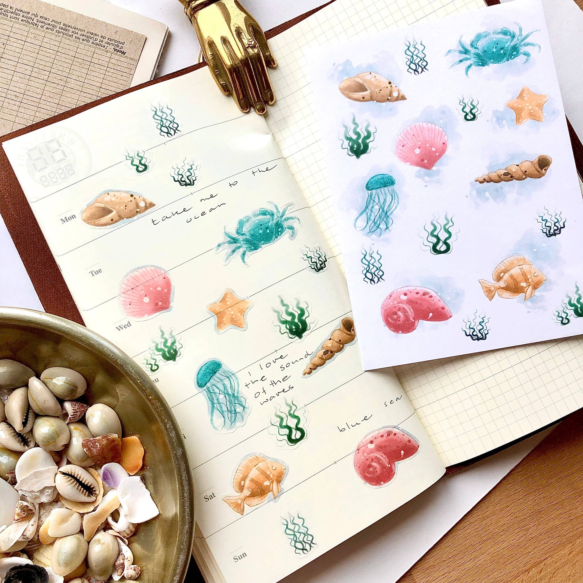 Ocean Sticker Sheet