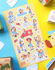 Giraffe Post Sticker Sheet