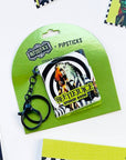 Beetlejuice Mini Sticker Book Keychain
