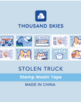 Stolen Truck Stamp Washi Tape