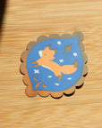 Foxy Pendant Holographic Vinyl Sticker