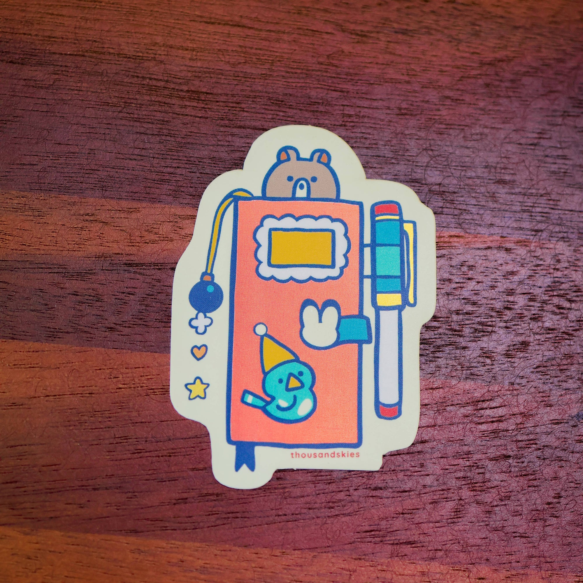 Weekly Journal Vinyl Sticker