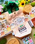 Lil' Coffee Misfits - Diecut Washi Tape