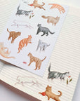 I Love Cats Sticker Sheet