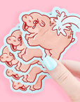 Tears of a Hippo Vinyl Sticker