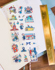 Journal and Craft Party Sticker Sheet