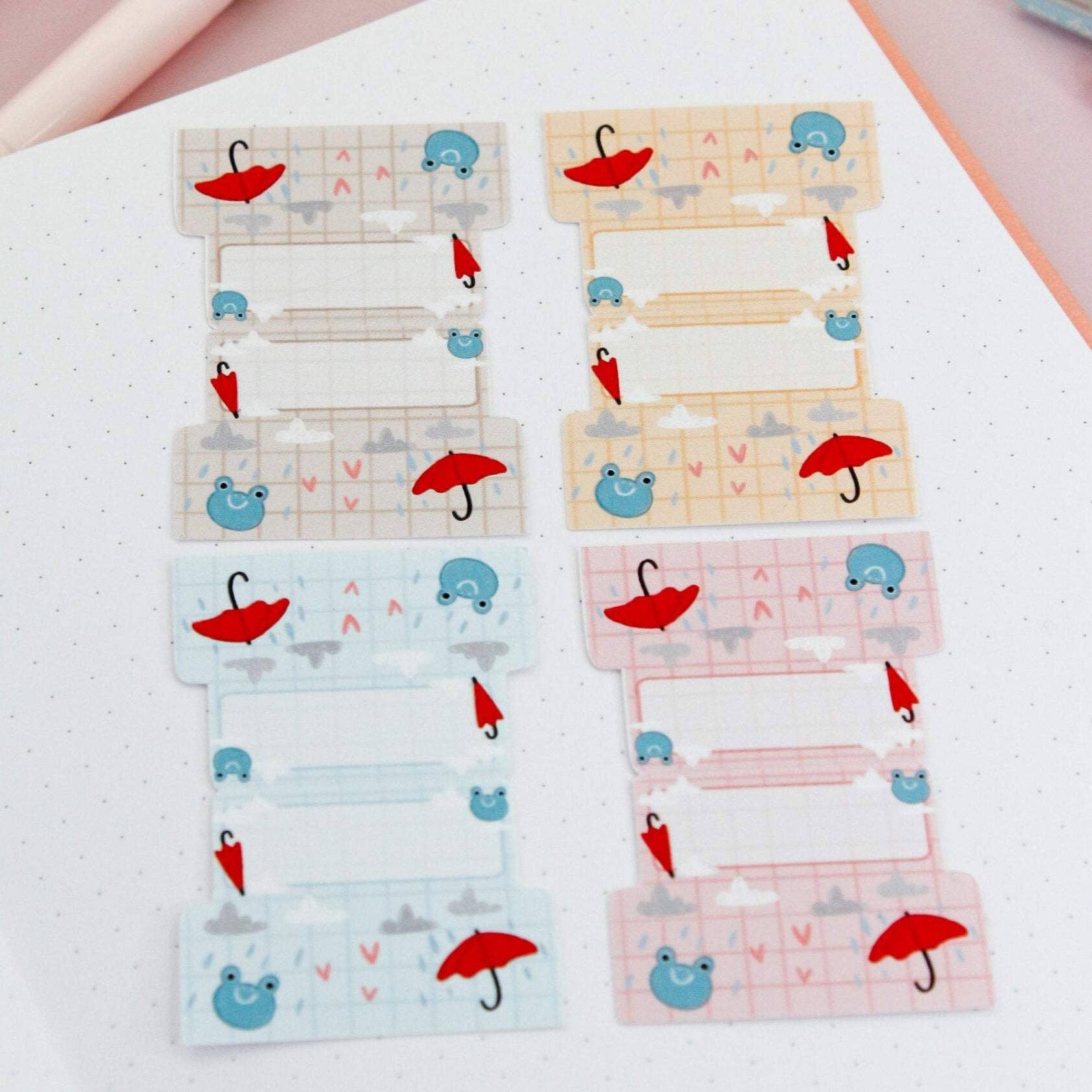 Decorative Adhesive Tabs – Cute Planner Tabs