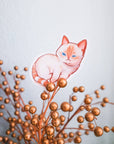 Flame Point Siamese Cat Vinyl Sticker