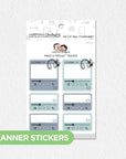 Music and Podcast Tracker Sticker Sheet