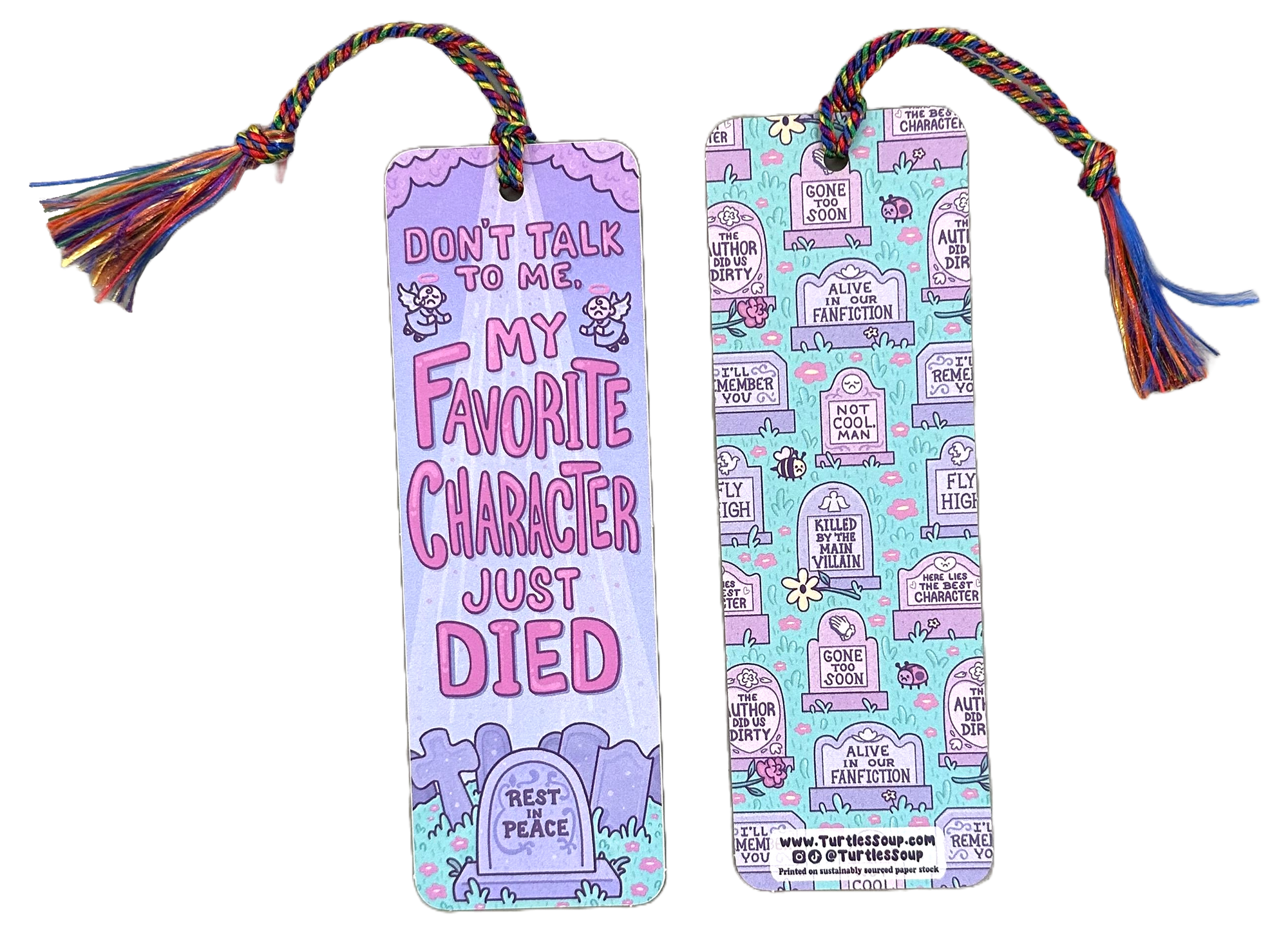 My Favourite Character Just Died Bookmark