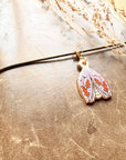 Moth Enamel Charm