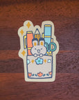 Pen Holder Vinyl Sticker