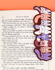 Pastel Parade Double-Sided Cat Bookmark
