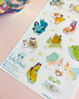 Bunnerflies Sticker Sheet