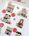 Christmas Village Washi Sticker Sheet