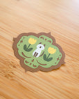 Yellow Tulips Holographic Vinyl Sticker