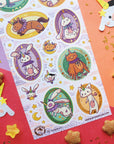 Unicorn Land Critters Sticker Sheet