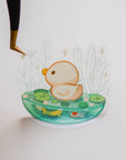 Transparent Ponder Pond Vinyl Sticker