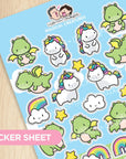 Magical Creatures Sticker Sheet
