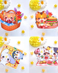 Picnic Friends Vinyl Stickers - P1 - Mochi