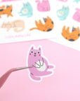 Colorful Cats Stickers