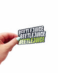 Beetlejuice Beetlejuice Beetlejuice Vinyl Sticker Set