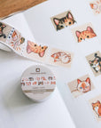 Tabby Cats Stamp Washi Tape