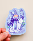 Ink Potion Icy Lavender Holographic Vinyl Sticker