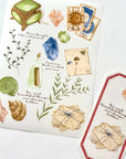 Woodland Treasures Rub-On Sticker Sheet