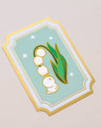 Lily of the Valley Duckie Holographic Vinyl Sticker
