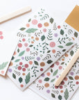 Summer Flowers Rub-On Sticker Sheet