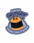 Forever Grumgry Vinyl Sticker - Tuxedo Cat