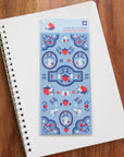 Strawberry Medley Clear Sticker Sheet
