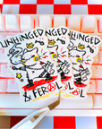 Unhinged & Feral Cat Vinyl Sticker