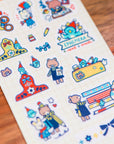 Journal and Craft Party Sticker Sheet