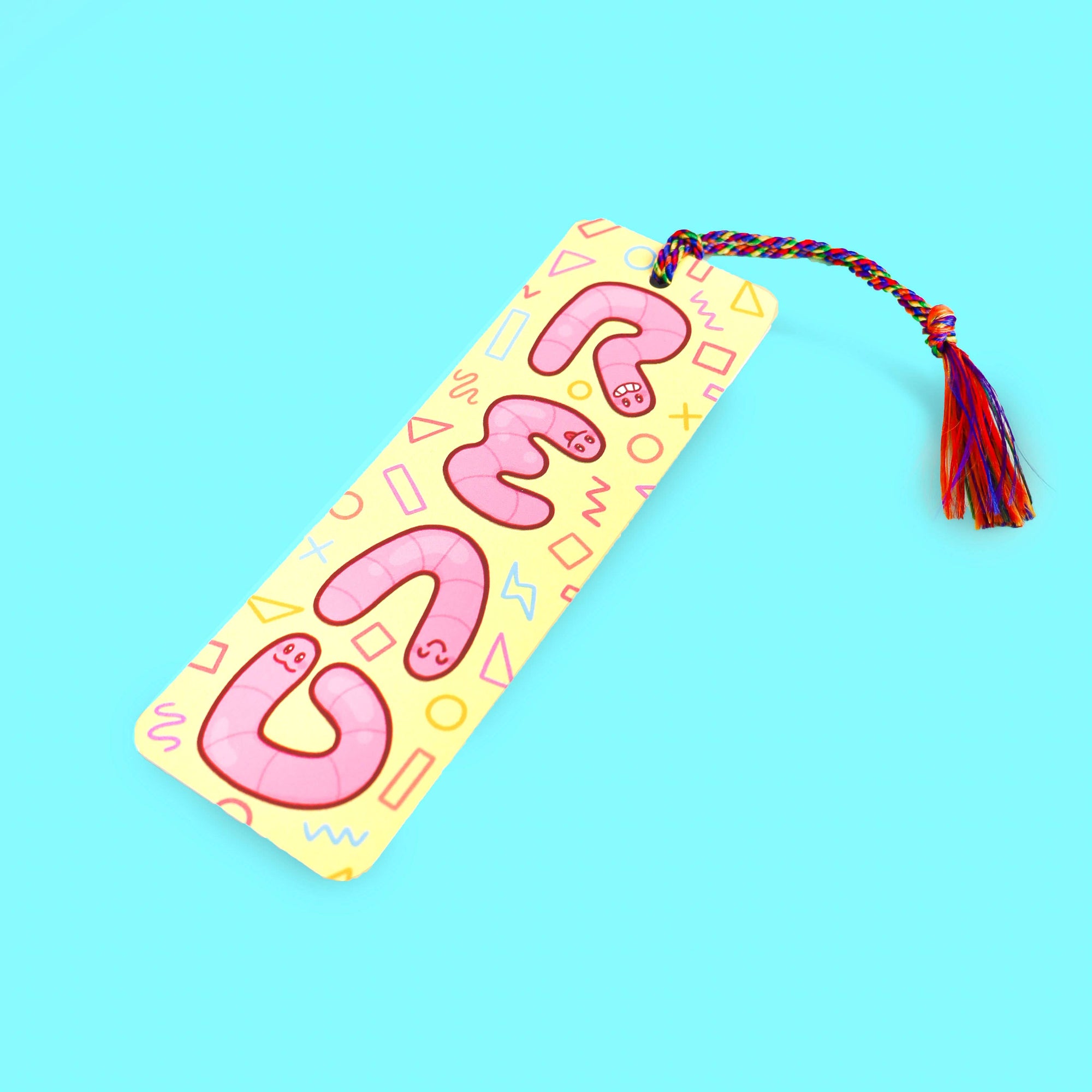 Worms Bookmark with Tassel
