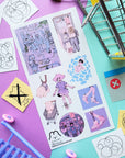 Dreamy Pastel World Sticker Sheet