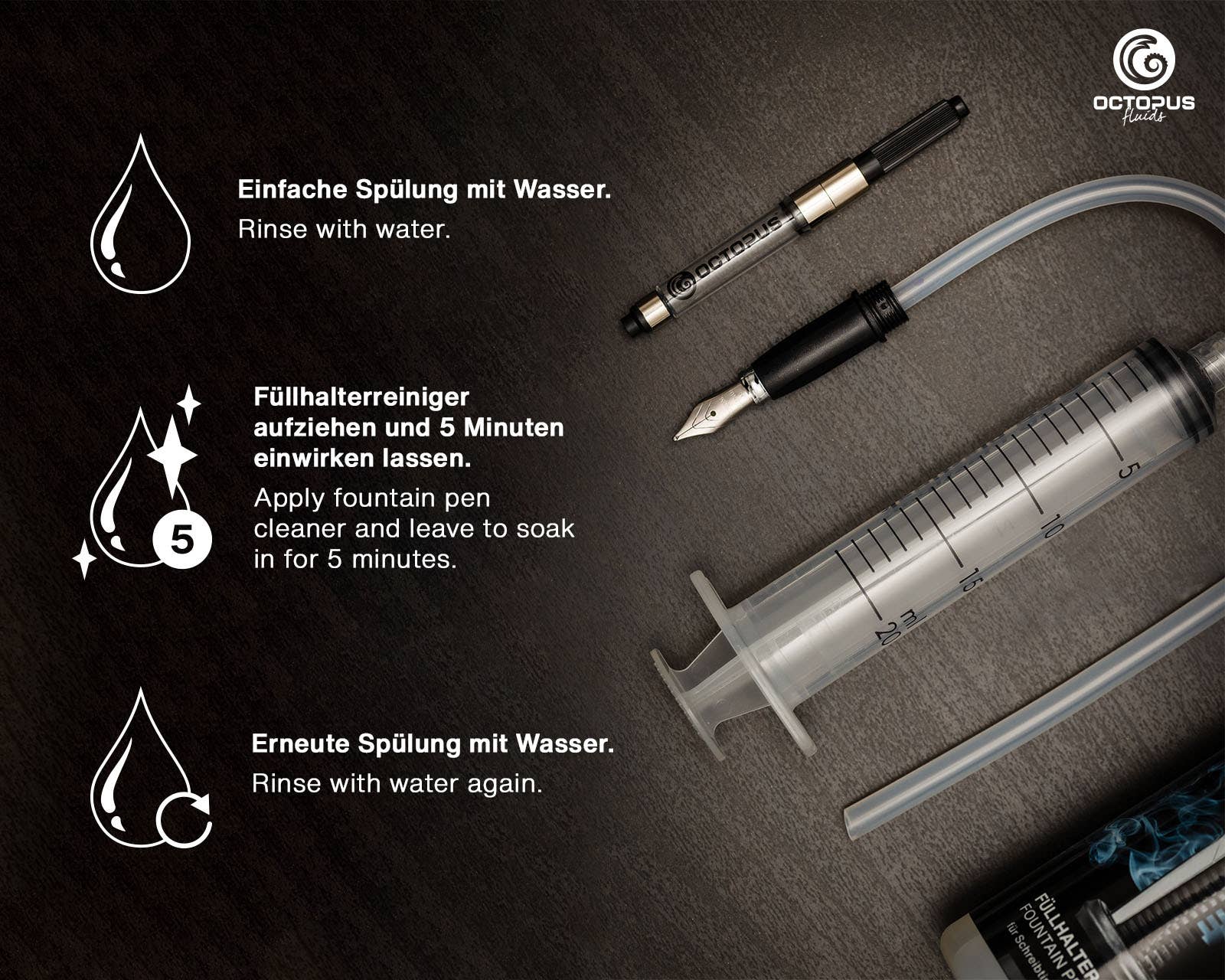 Fountain Pen Deep Cleaning Set