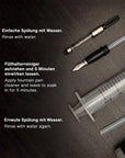 Fountain pen cleaner set