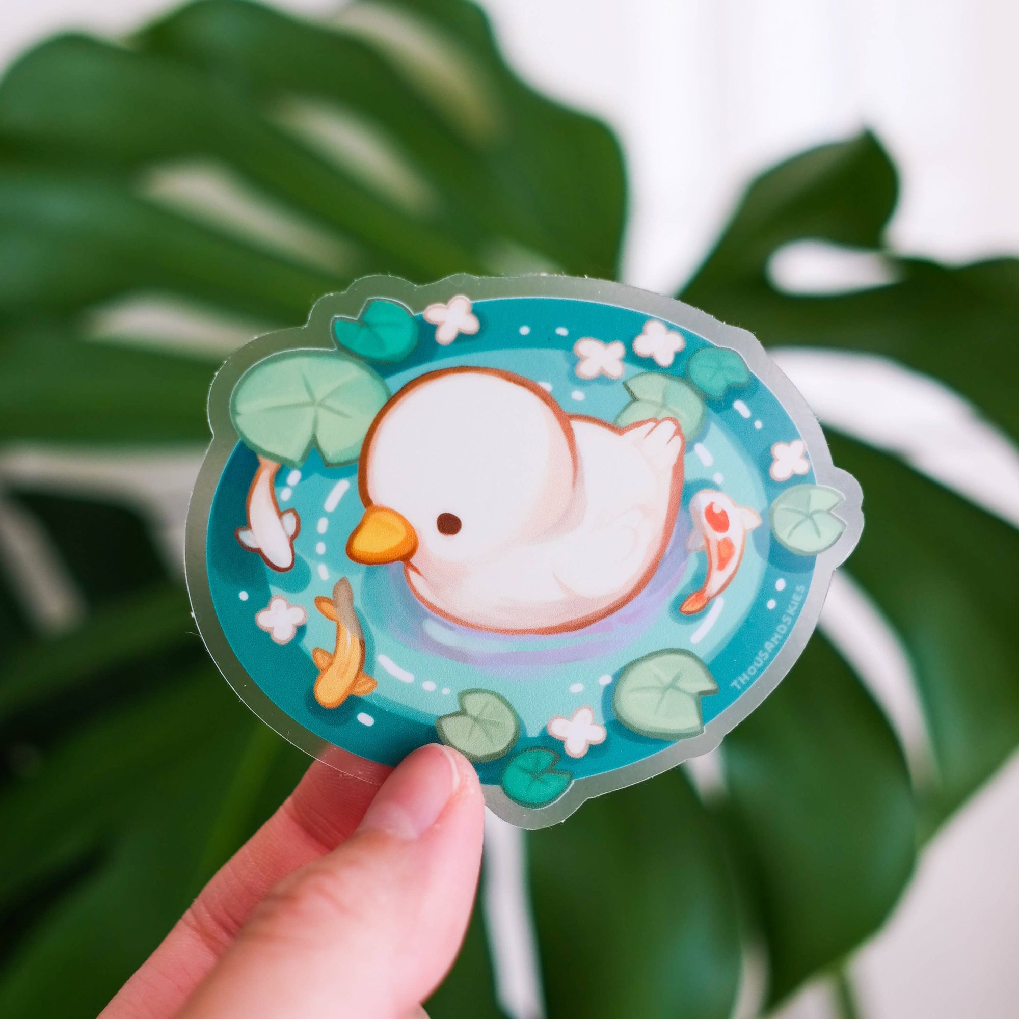 A Lost Duckling Vinyl Sticker